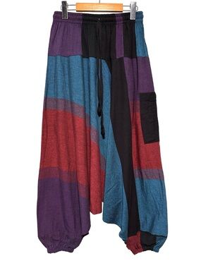 Nepal Cotton Patchwork Harem Pants Boho Festival Yoga